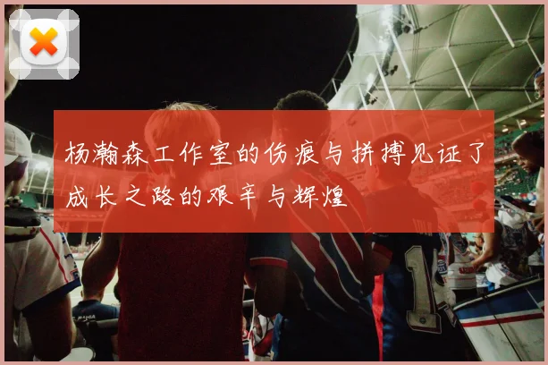 杨瀚森工作室的伤痕与拼搏见证了成长之路的艰辛与辉煌
